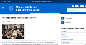 Sicurezza sul lavoro: più di 1.000 le morti nel 2022, pronta la task force del Governo 