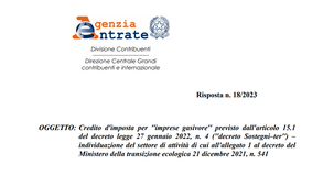 Bonus energia imprese, accesso all'agevolazione solo per determinati codici ATECO
