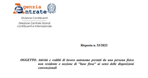 Cos'è la base fissa per i liberi professionisti? Chiarimenti dall'Agenzia delle Entrate