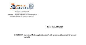 Imposta di bollo e gestione appalti pubblici, quanto pagare e per quali atti?