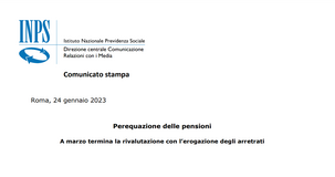 Aumento pensioni: i trattamenti sopra i 2.101 euro saranno erogati con la rivalutazione da marzo 2023