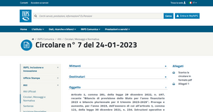 Taglio del cuneo fiscale 2023: le istruzioni INPS per fruire dell'esonero contributivo