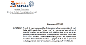 Bonus prima casa e dichiarazione di successione: chiarimenti sull'accesso alle agevolazioni