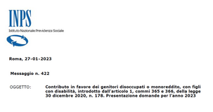 Contributo figli disabili 2023, domande online dal 1° febbraio ed entro la scadenza del 31 marzo