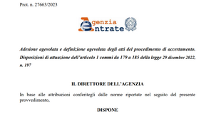 Atti di accertamento, le istruzioni sulla definizione agevolata delle sanzioni