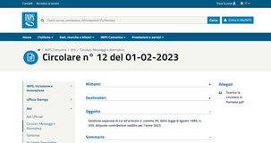 Contributi Gestione separata INPS 2023: aliquote e importi per collaboratori e professionisti
