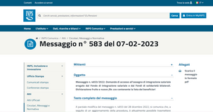 Domanda assegno FIS: chiarimenti INPS sulla modalità di trasmissione della dichiarazione del fruito