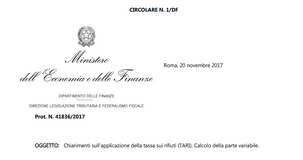 Rimborso Tari, circolare MEF: quando spetta e come richiederlo
