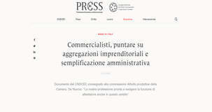 PMI: aggregazioni imprenditoriali e semplificazione, le proposte del CNDCEC per favorire il Made in Italy