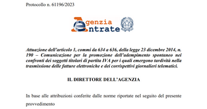 Fattura elettronica o corrispettivi telematici in ritardo? Comunicazione dalle Entrate e sanzioni ridotte 