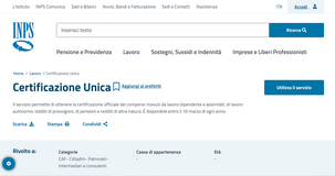 CU 2023: le istruzioni INPS per i pensionati, come richiedere e scaricare la Certificazione Unica