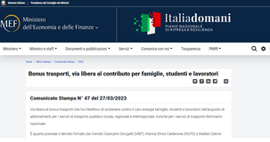 Bonus trasporti 2023: arriva il decreto attuativo, ma per la domanda c'è ancora da attendere 