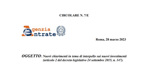 Interpello nuovi investimenti, i chiarimenti dell'Agenzia delle Entrate