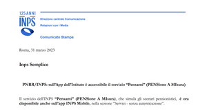Simulazione pensione: il servizio Pensami è ora disponibile anche su INPS Mobile