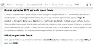 Cambia ancora la busta paga: nuovo taglio del cuneo fiscale per il 2023