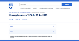 Contributi INPS: online le attestazioni fiscali 2023 con i versamenti per riscatto, ricongiunzione e rendita