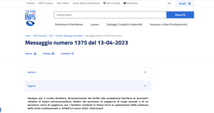 ANF: dall'INPS chiarimenti sul riconoscimento dell'assegno a lavoratori stranieri