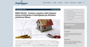 Piattaforma superbonus, convenzione tra InfoCamere e Confartigianato per facilitare la cessione del credito