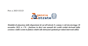 Crediti superbonus, le istruzioni delle Entrate per la fruizione in 10 anni e la guida alle novità della piattaforma