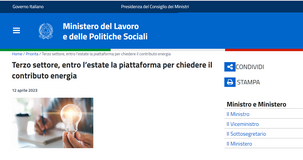 Bonus energia per gli ETS: a breve on line la piattaforma