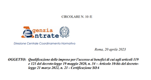 Certificazione SOA, l'importo di 516mila euro è al netto dell'IVA: i chiarimenti delle Entrate