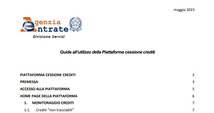 Piattaforma cessione del credito, la guida aggiornata dell'Agenzia delle Entrate