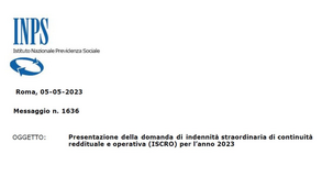 ISCRO 2023: domande in scadenza oggi