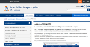 Modello 730/2023 precompilato inviato con errori, annullamento online entro il 20 giugno