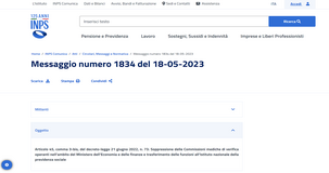 Accertamento sanitario dipendenti pubblici: nuova procedura di domanda all'INPS