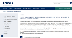Salute e sicurezza: dall'INAIL il nuovo servizio di consultazione per la valutazione dei rischi 
