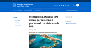 Incentivi PMI del Mezzogiorno, nuovo bando MIMIT per crescita e competitività