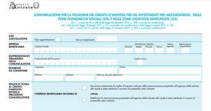 Bonus Sud e credito d'imposta ZES e ZLS: domanda dall'8 giugno per le spese del 2023