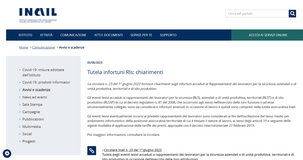 Infortuni sul lavoro: tutela INAIL ordinaria anche al rappresentante per la sicurezza 