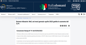Entrate tributarie: nel primo quadrimestre 2023 crescita di 5 miliardi per le casse dello Stato
