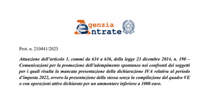 Omessa dichiarazione IVA 2023: lettere di compliance in arrivo, regolarizzazione entro il 31 luglio
