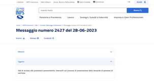 Pensione di vecchiaia: al via la sperimentazione per la nuova domanda precompilata