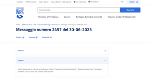 Indebiti INPS: disponibile il nuovo servizio online per il recupero 