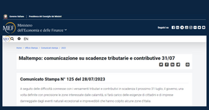 Proroga scadenze Sicilia e Lombardia in valutazione: apertura da parte del MEF