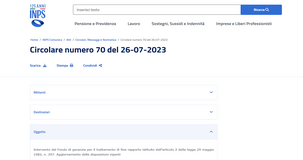 TFR: dall'INPS le istruzioni aggiornate per la tutela del Fondo di garanzia