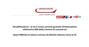 Come fare la fattura elettronica: servizio gratuito delle CCIAA
