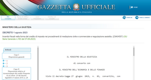 Crediti d'imposta per mediazione e negoziazione assistita: istruzioni sulla domanda