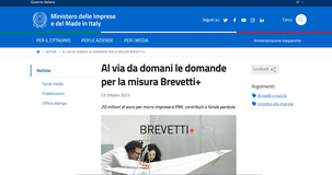 Brevetti+ 2023: domande dal 24 ottobre per incentivi fino a 140.000 euro