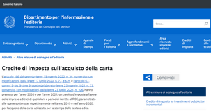 Bonus carta per le imprese editrici: domanda dal 5 settembre 2023 per le spese del 2022