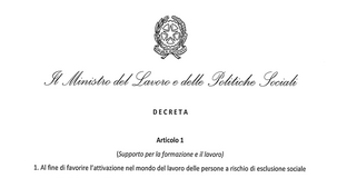Supporto per la formazione e il lavoro e piattaforma SIISL: pubblicati i decreti, le novità dal 1° settembre