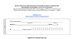 Bonus gas 2018: modulo di domanda, soggetti beneficiari e requisiti