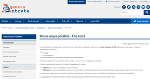 Bonus acqua potabile ancora accessibile: credito d'imposta anche per le spese sostenute quest'anno
