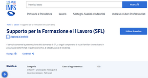 Supporto formazione e lavoro: come compilare e inviare la domanda per i 350 euro sul sito INPS