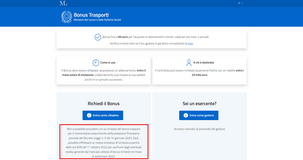 Bonus trasporti 2023: fondi esauriti in pochi minuti, nuovo tentativo di domanda dal 1° ottobre