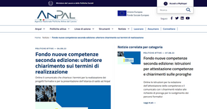 Fondo Nuove Competenze 2022: novità sul termine di 150 giorni per i progetti formativi