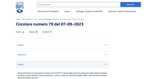 Anticipo TFR/TFS: le istruzioni INPS per gli iscritti al Fondo Credito 